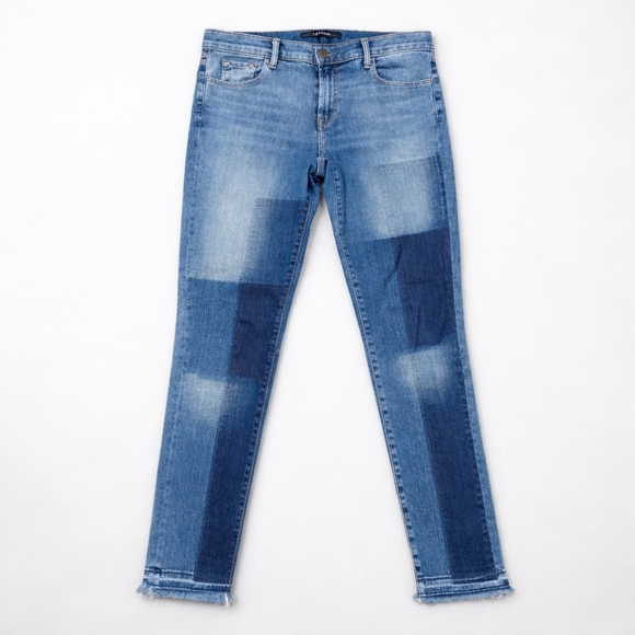 J Brand Premium Skinny Jeans | Size 30 | Patchwork Denim - Picture 2 of 10